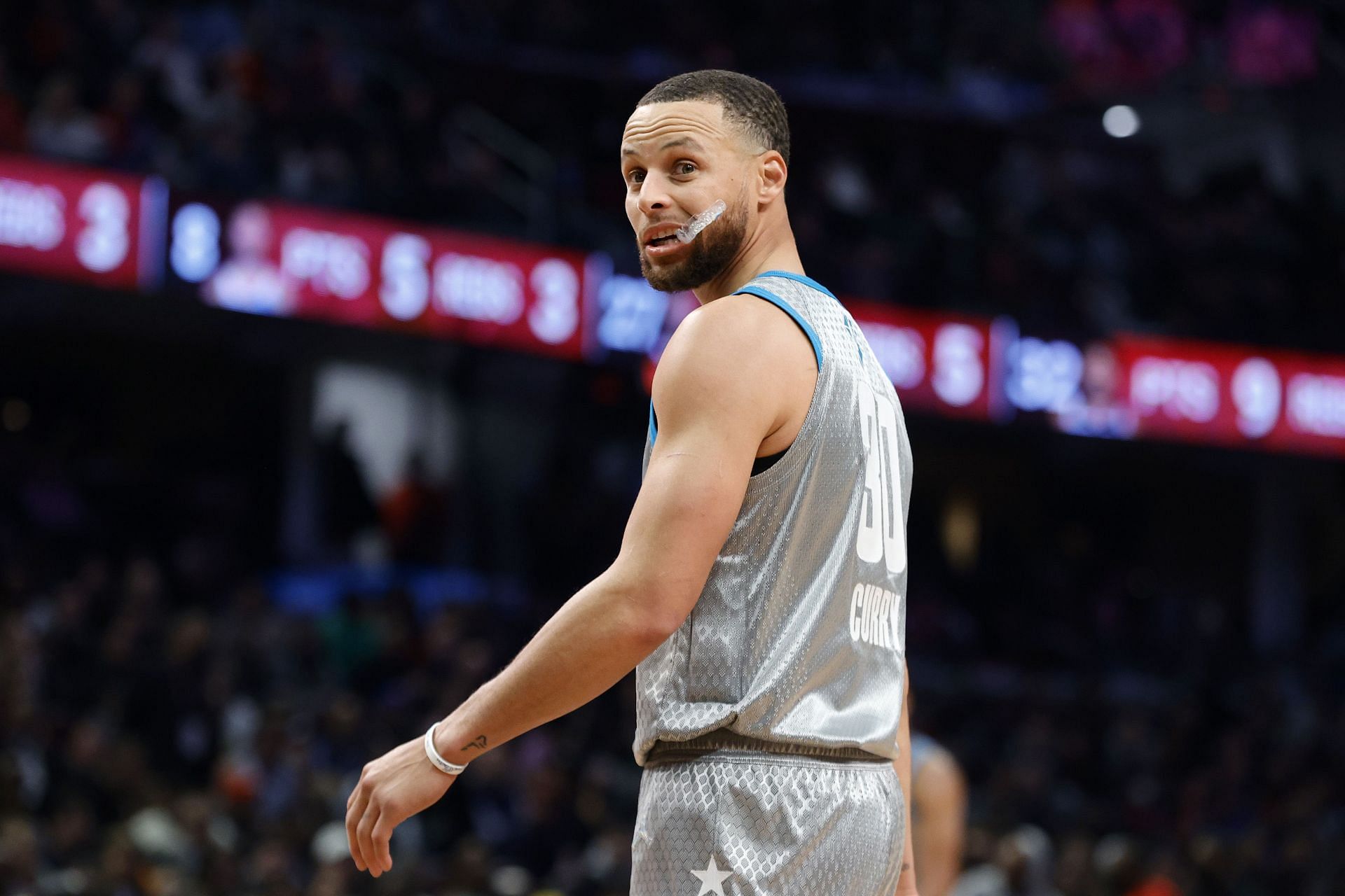 Steph Curry at the 2022 NBA All-Star Game