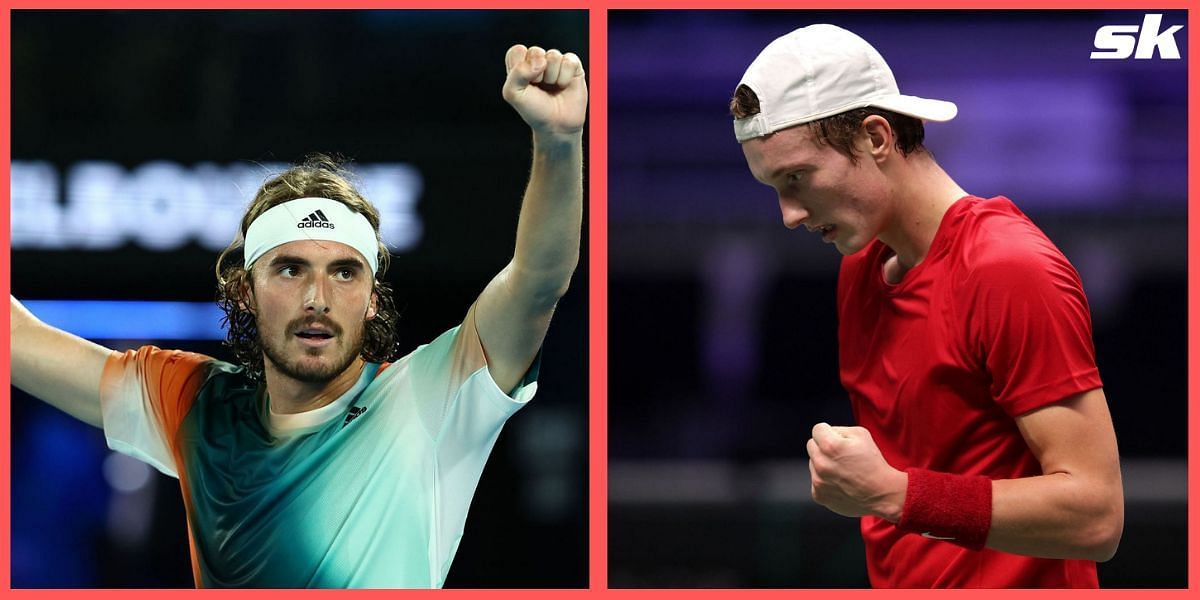 Stefanos Tsitsipas takes on Jiri Lehecka in Rotterdam