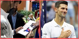 Watch: Novak Djokovic autographs fan's book paying tribute to his legacy in Dubai