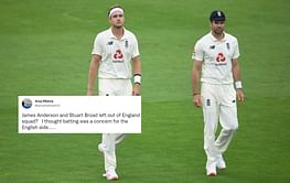 "An act of stupefying self-sabotage" - Twittererati slam England for dropping James Anderson, Stuart Broad for West Indies Tests