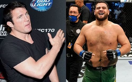 Chael Sonnen (left) and Tai Tuivasa (right)