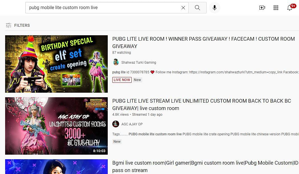 Custom rooms on YouTube (Image via YouTube)