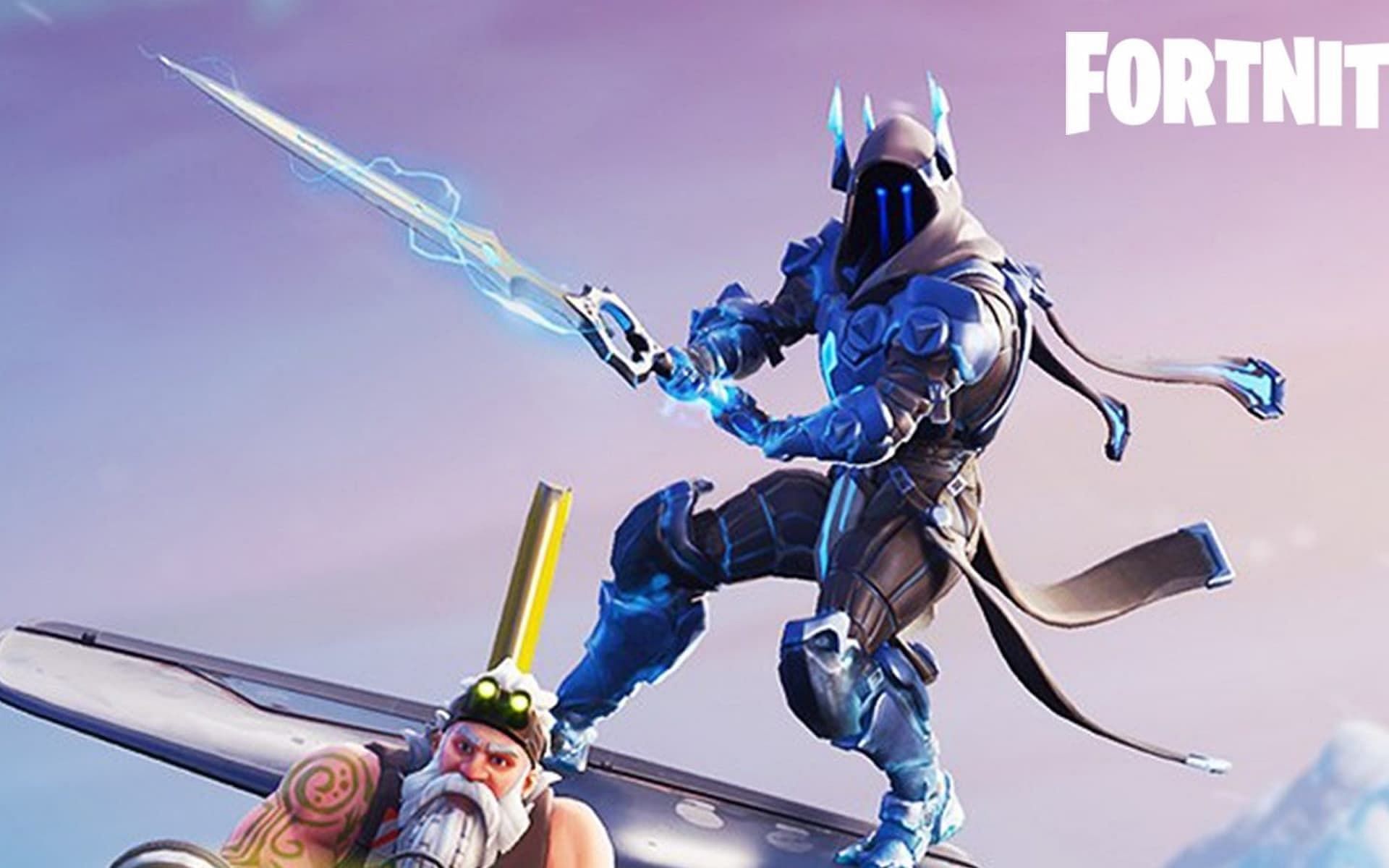A promotional image showing off planes and the Infinity Blade (Image via Epic Games)