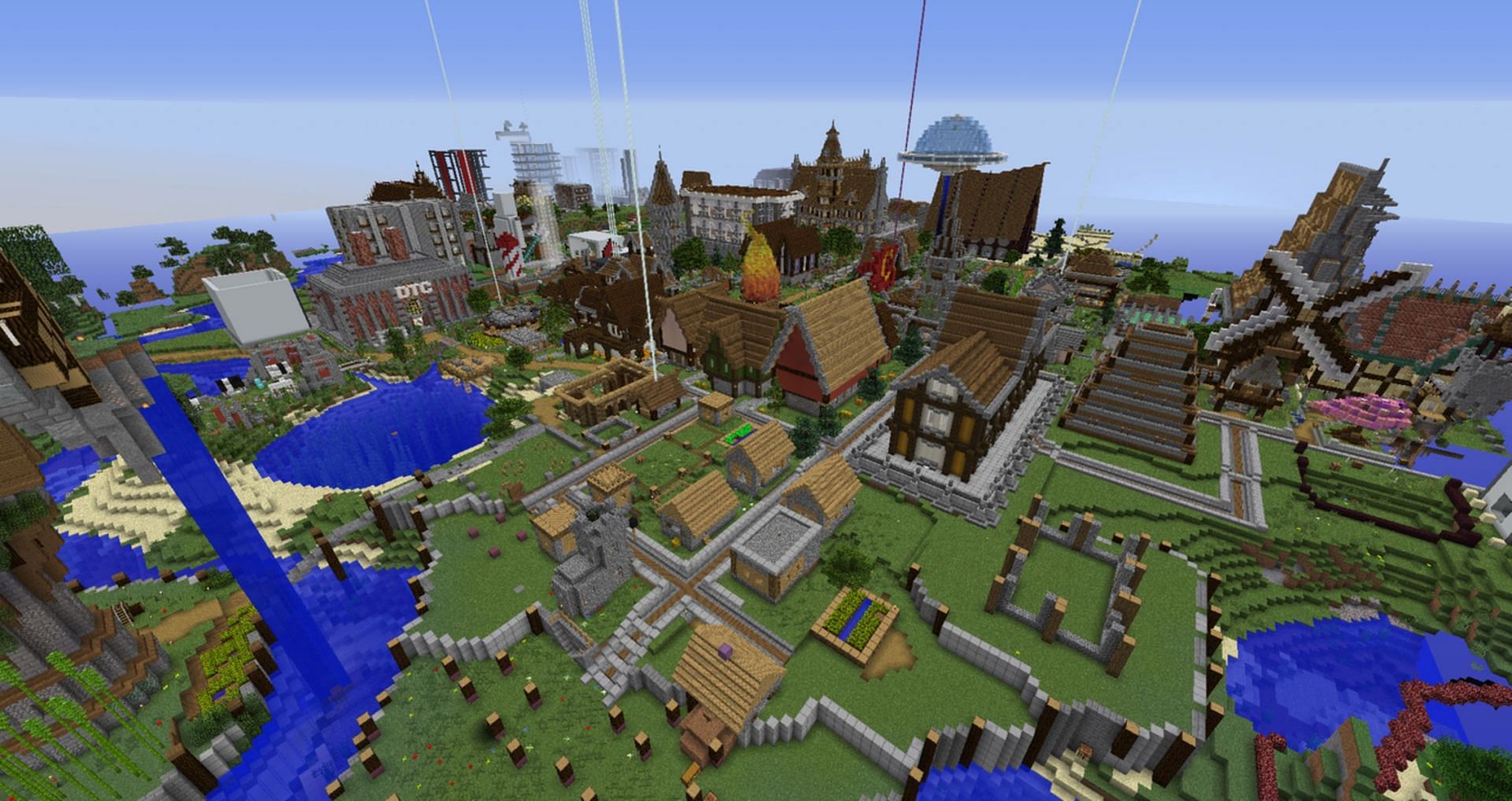 New Haven, Ironclad&#039;s current spawn point (Image via Planet Minecraft/Ironclad Network)