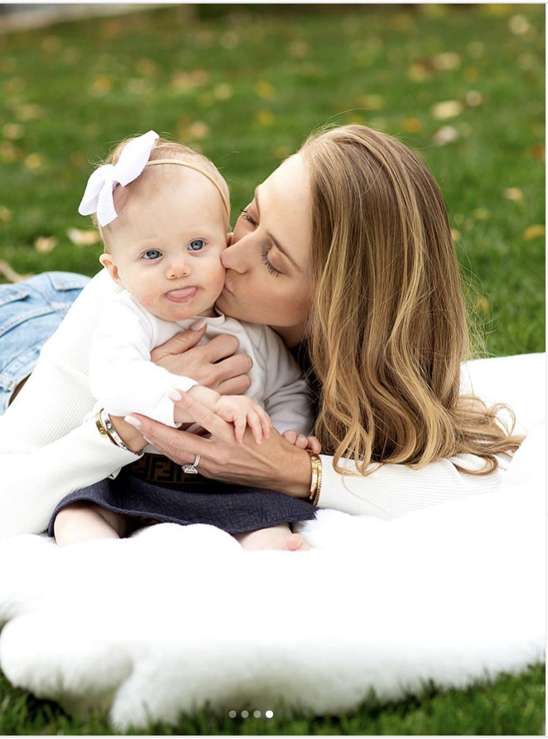 Brittany with Baby Sterling at the photoshoot