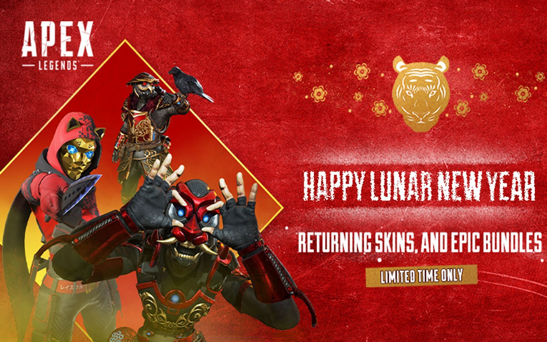 Apex Legends has brought Lunar New Year sale &amp; bundles for players to enjoy (Image via Steam)