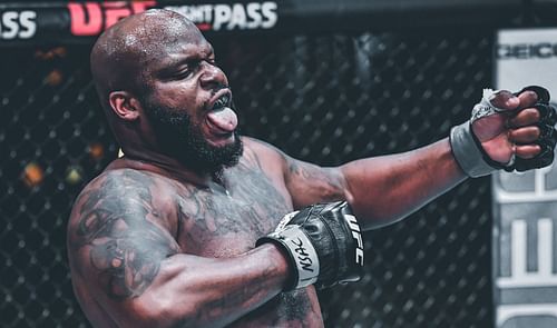 Heavyweight contender Derrick Lewis [Image courtesy of @btsportufc on Twitter]