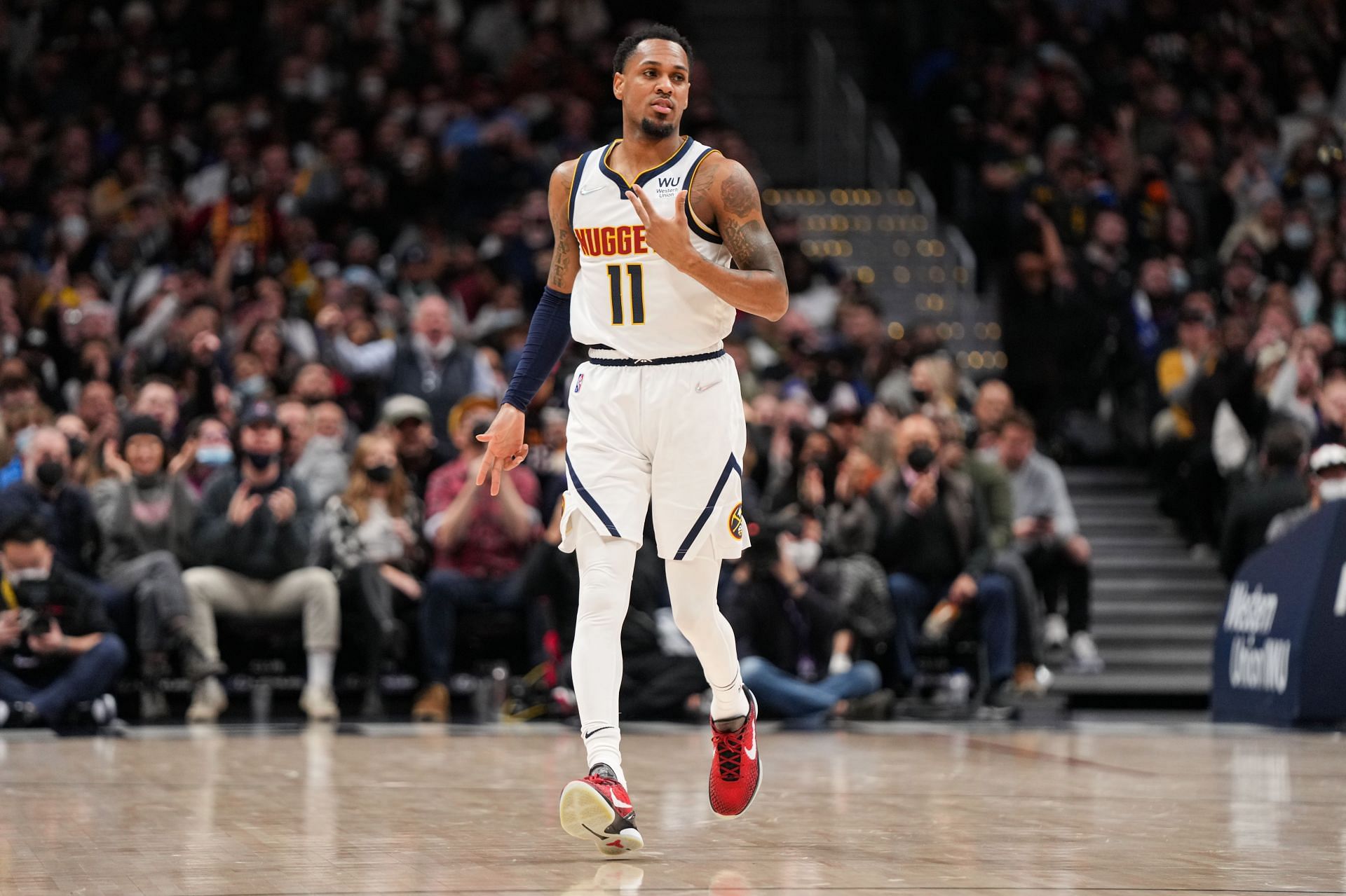 Monte Morris hit the game-winning three to give the Nuggets their second win over the Warriors.