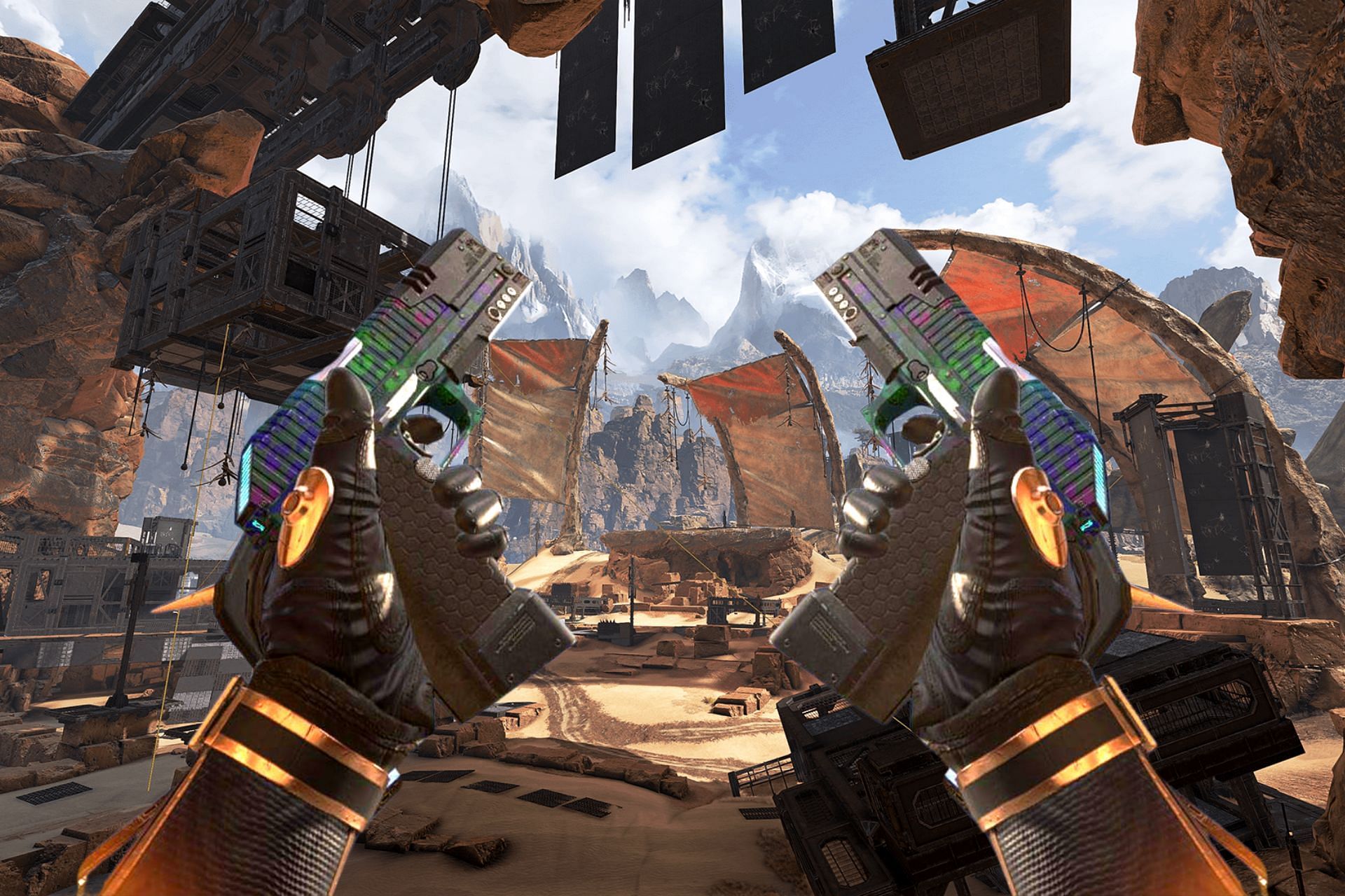 A new dual-wield weapon hack has been discovered in Apex Legends (Image via Respawn Entertainment)