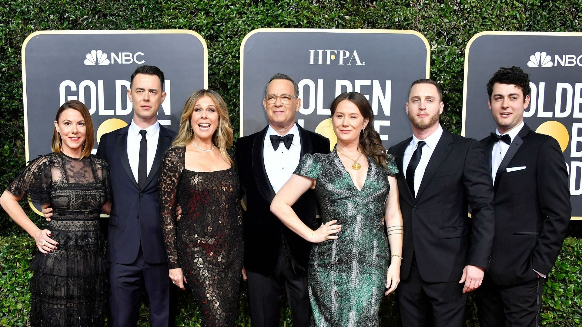 Tom Hanks with his family (Image via Frazer Harrison/Getty Images)