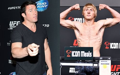 Chael Sonnen (left) and Paddy Pimblett (right)