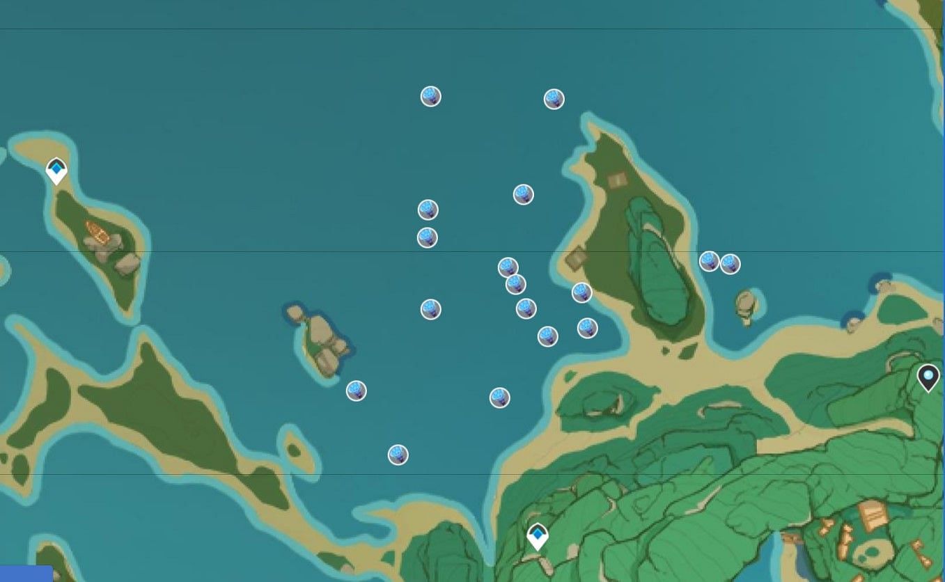 Sea Ganoderma in Yashiori island (Image via Interactive Map)