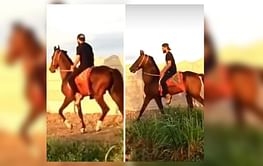 [Watch]: "Kabhi bhi girr saktey hai" - Ravindra Jadeja showcases his horse-riding skills