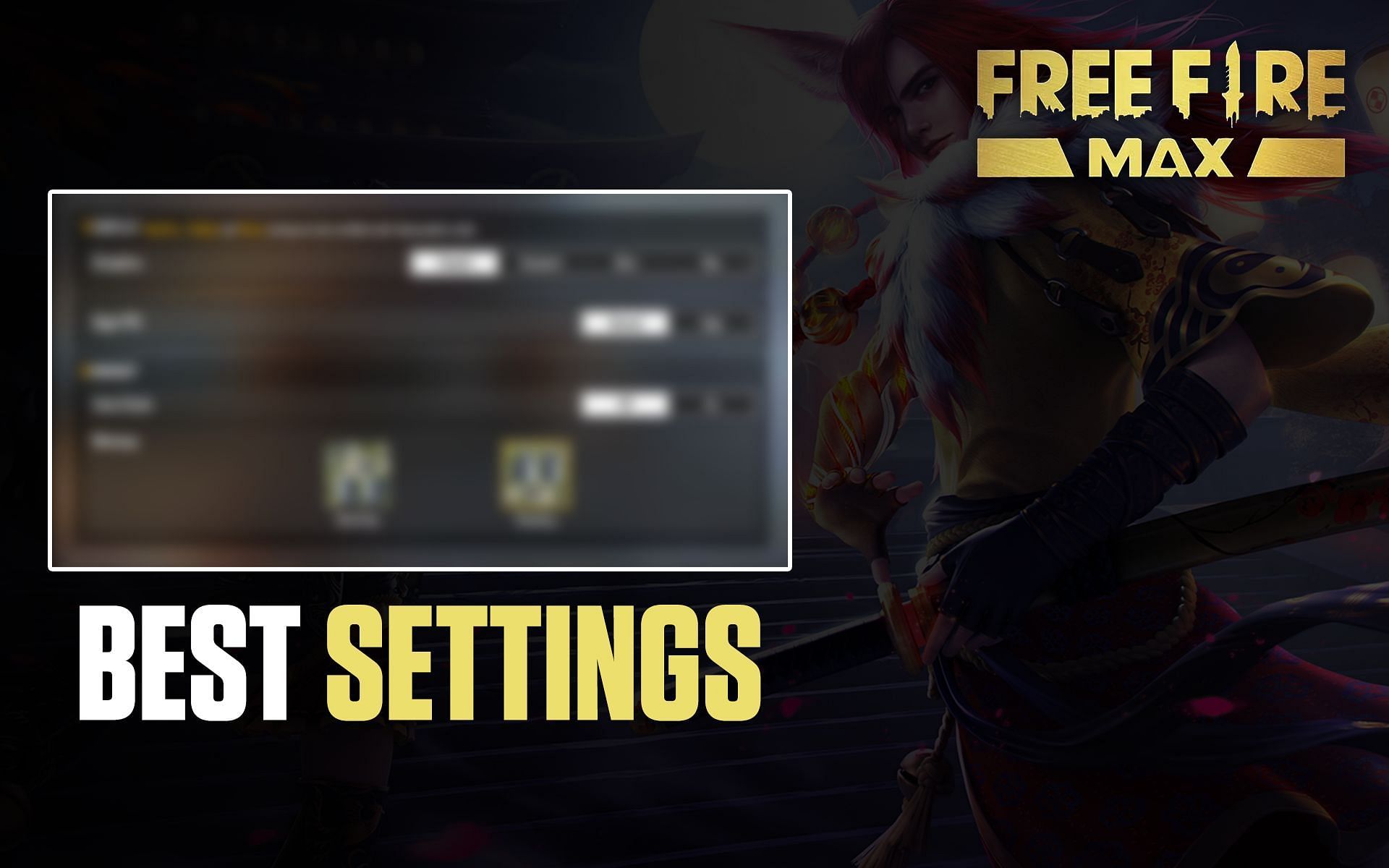 The best Free Fire MAX settings (Image via Sportskeeda)