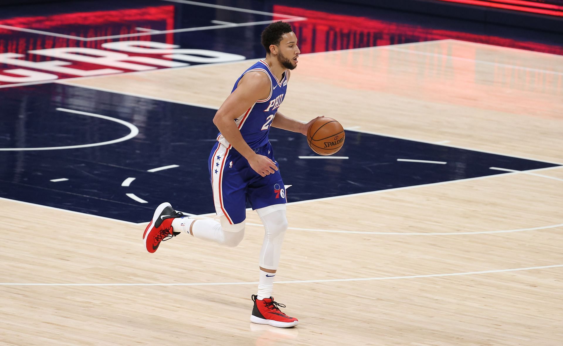 Simmons in action against the Indiana Pacers