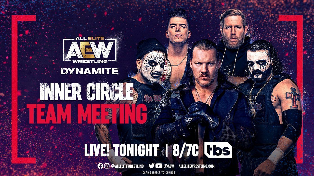 The Inner Circle had their team meeting on AEW Dynamite