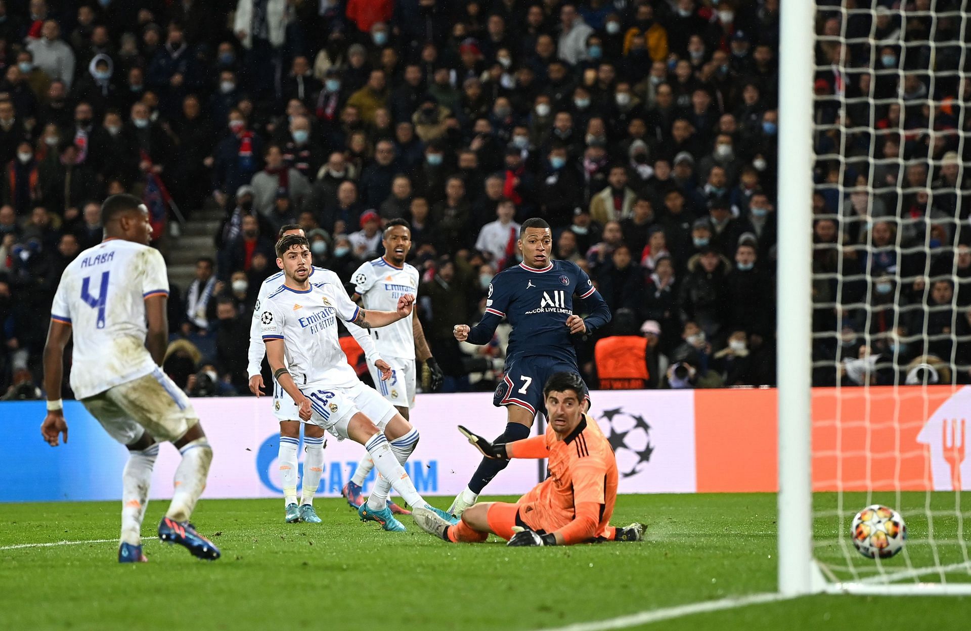 Kylian Mbappe scored the winner for Paris Saint-Germain as he got the better of Thibaut Courtois in extra time