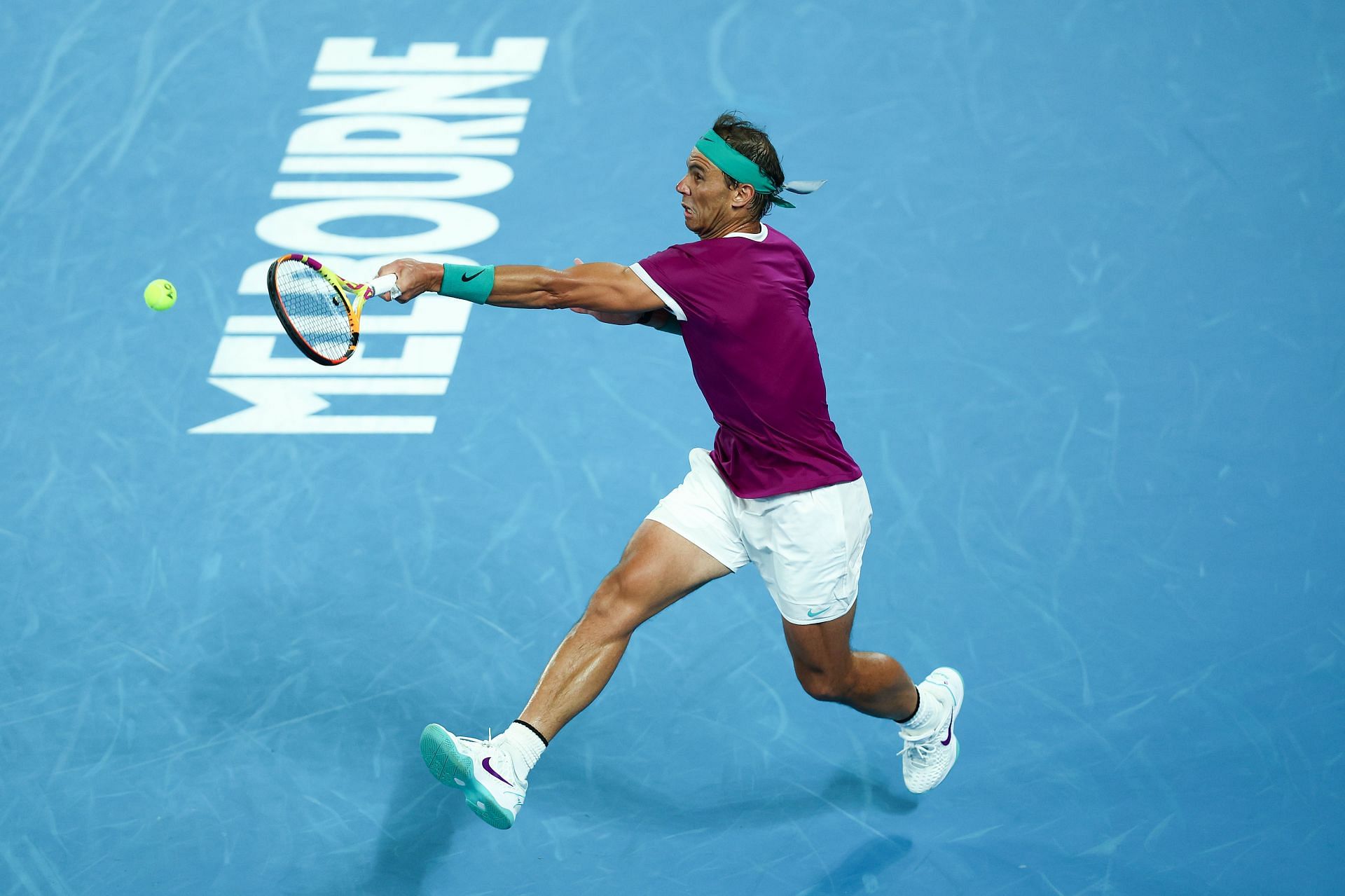 Nadal at the 2022 Australian Open.