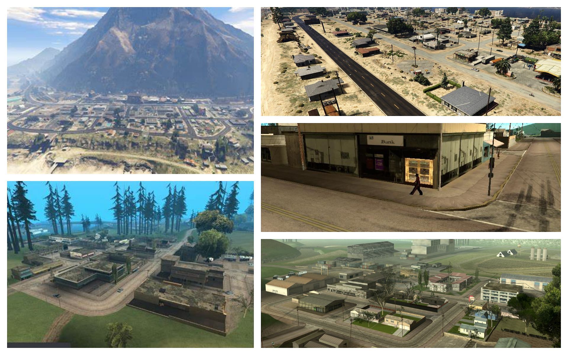 The quiet towns of the GTA games (Image via Sportskeeda)