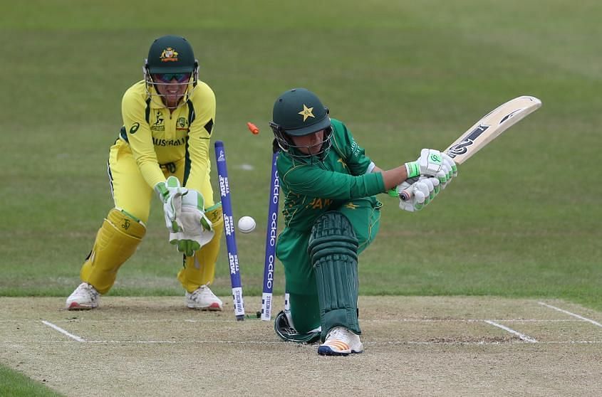 Australia lead Pakistan 4-0 in the Women&#039;s ODI WC.