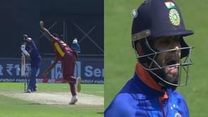 [Watch] Virat Kohli edges a cover-drive to wicketkeeper, heads back for 18 in 2nd India vs West Indies ODI
