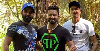 Rishabh Pant chills with Mohammed Shami and Navdeep Saini ahead of Sri Lanka Tests
