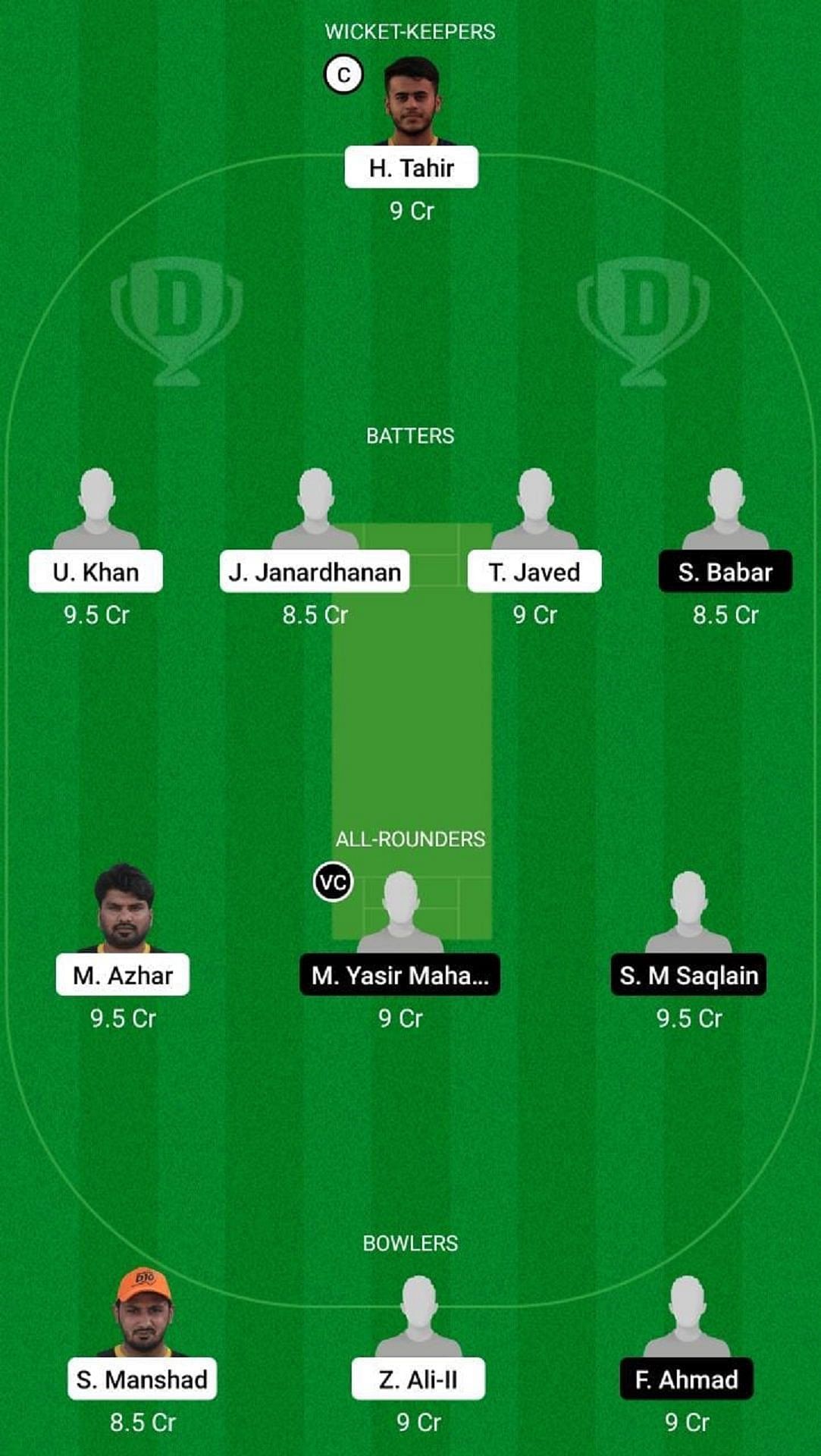 Brother Gas vs Fair Deal Defenders Dream11 Fantasy Suggestion #2.