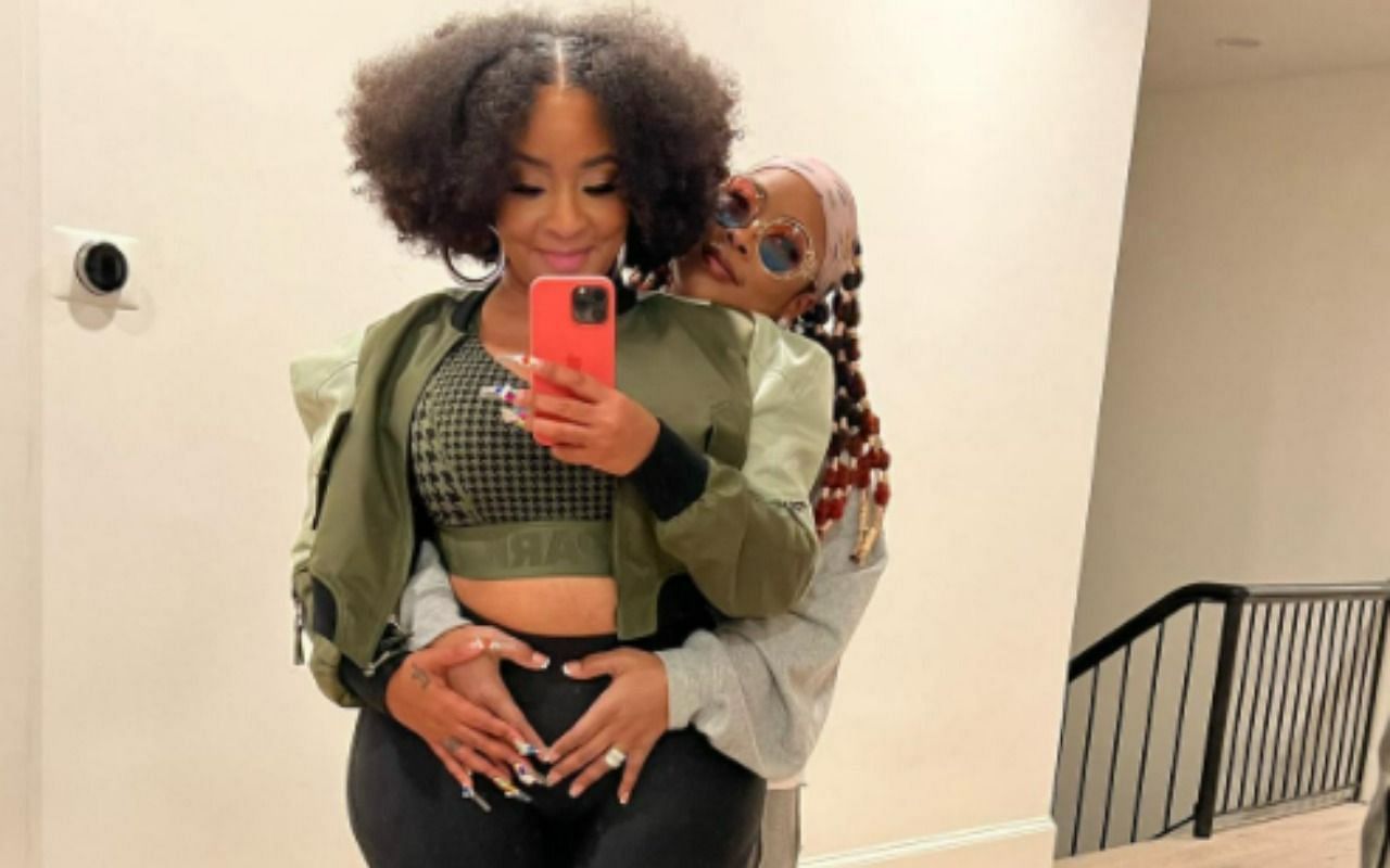 Da Brat is expecting her first child with Jesseca Dupart (Image via darealbbjudy/Instagram)