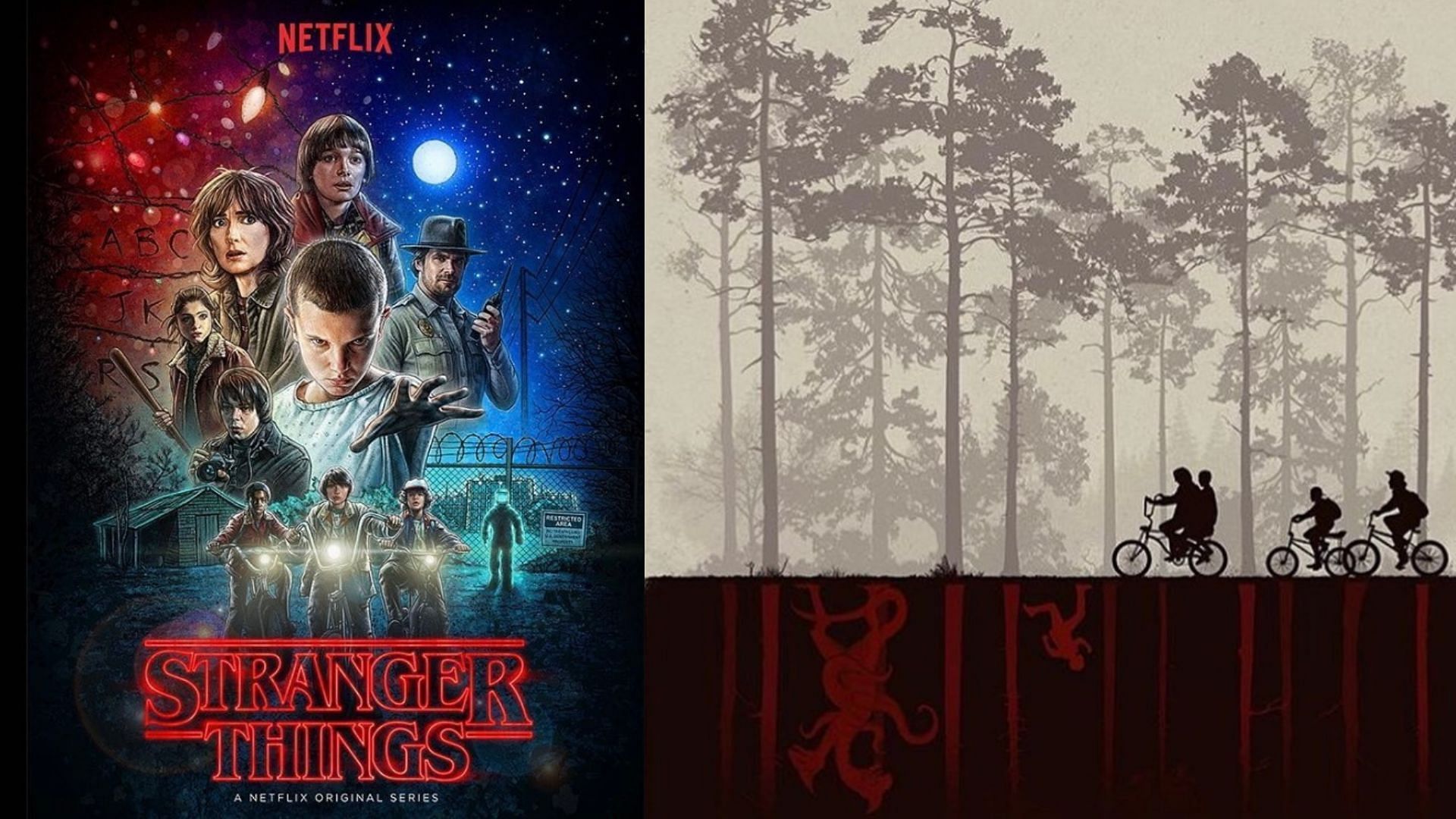 Stranger Things streaming on Netflix (Image via @strangerthingstv/Instagram)