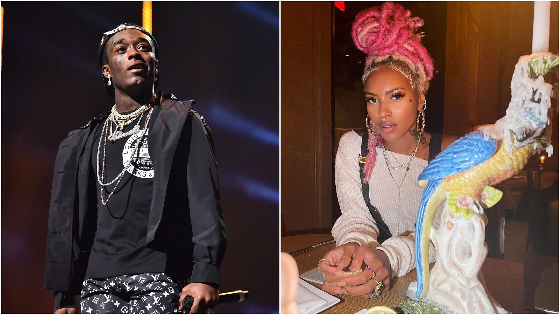 Lil Uzi Vert and Brittany Byrd broke up in 2017 (Images via Theo Wargo/Getty Images and byrdmuseum/Instagram)