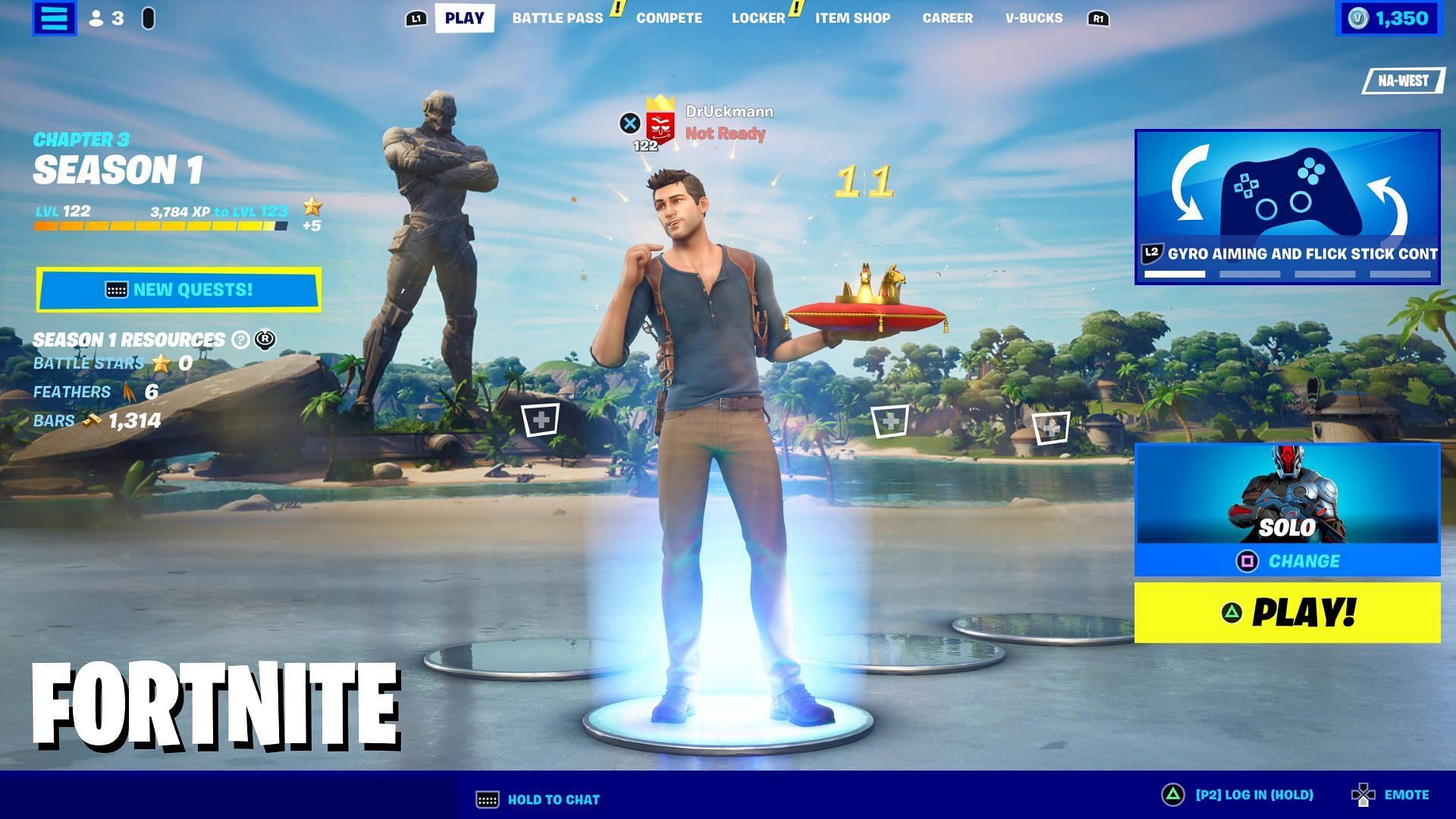 Fortnite - Skin de Nathan Drake - Como obter a skin de Nathan Drake de  Uncharted?