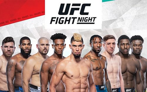 UFC poster for Walker vs. Santos. Credits -UFC.com.