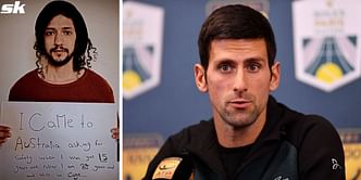 "Thank you for speaking about us and trying to find a way to help us" - Novak Djokovic hailed as hero by Iranian refugee detained in Australia for more than 9 years