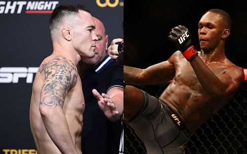 Colby Covington [left], Israel Adesanya [right]