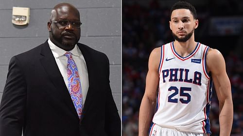 Shaquille O'Neal is urging Ben Simmons to have the mental fortitude of Magic Johnson and Larry Bird [Photo: Sporting News]