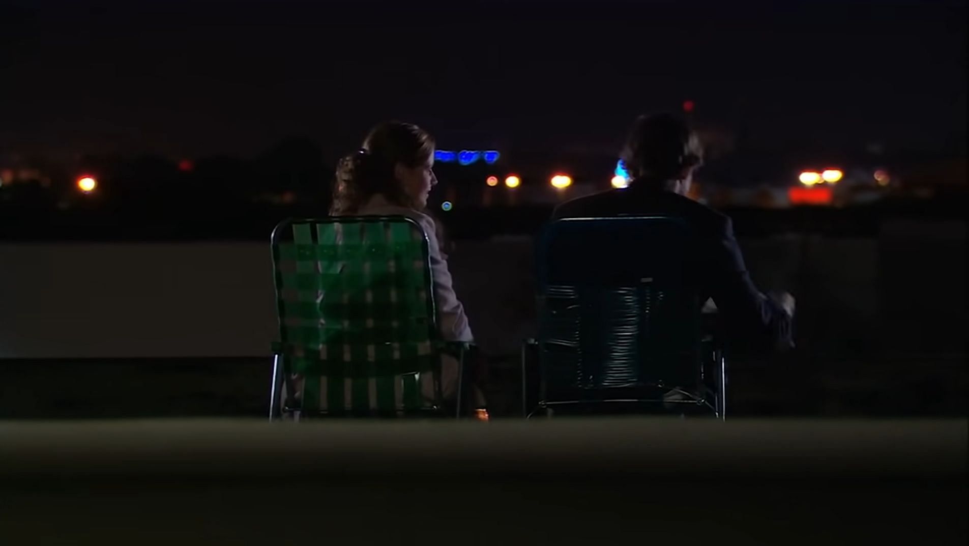 Jim and Pam&#039;s rooftop date from season 2