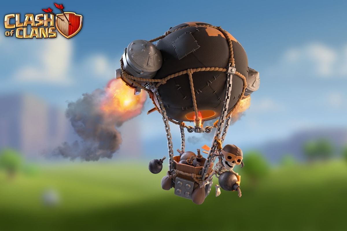 clash of clans rocket balloons