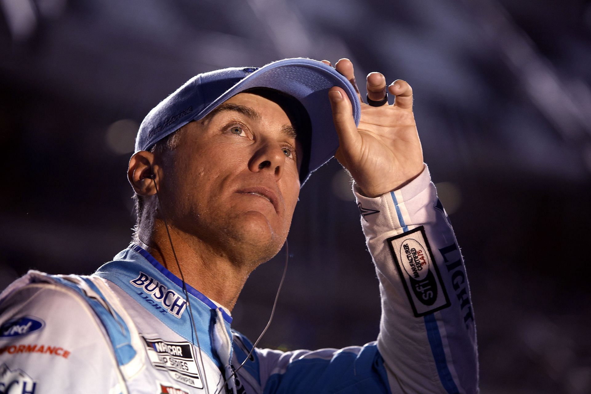 Kevin Harvick during qualifying for the NASCAR Cup Series 64th Annual Daytona 500 (Photo by Sean Gardner/Getty Images)