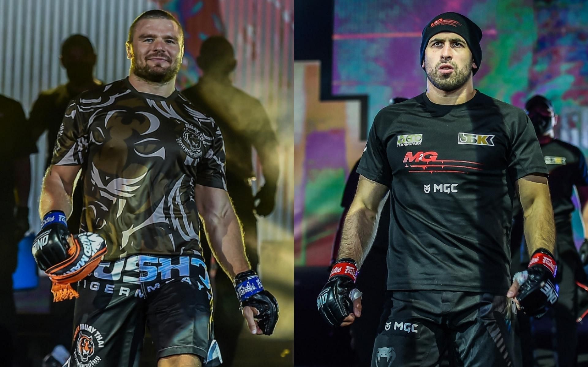 Undefeated heavyweights Anatoly Malykhin and Kirill Grishenko will fight for the interim belt at ONE: Bad Blood. (Images courtesy of ONE Championship)