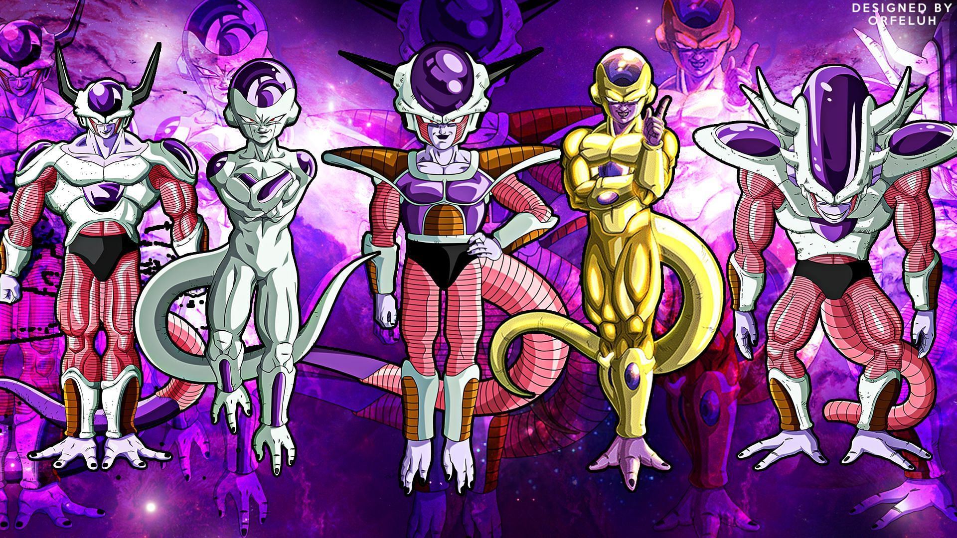 Frieza&#039;s transformations (Image via Orfeluh/DeviantArt)