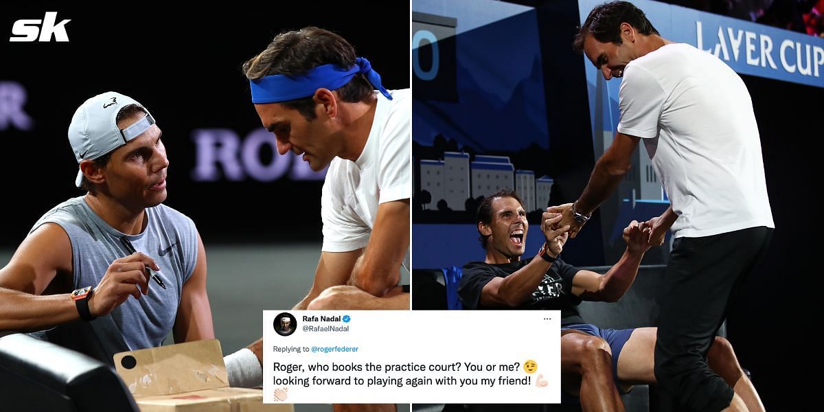 Roger Federer and Rafael Nadal drove tennis fans on twitter crazy with their banter