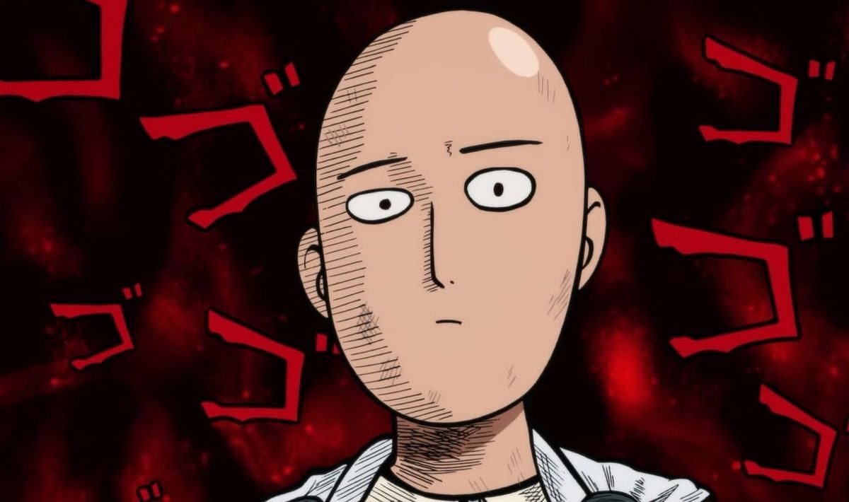 Saitama, anime, moon, man, one, one punch man, puch, star, HD