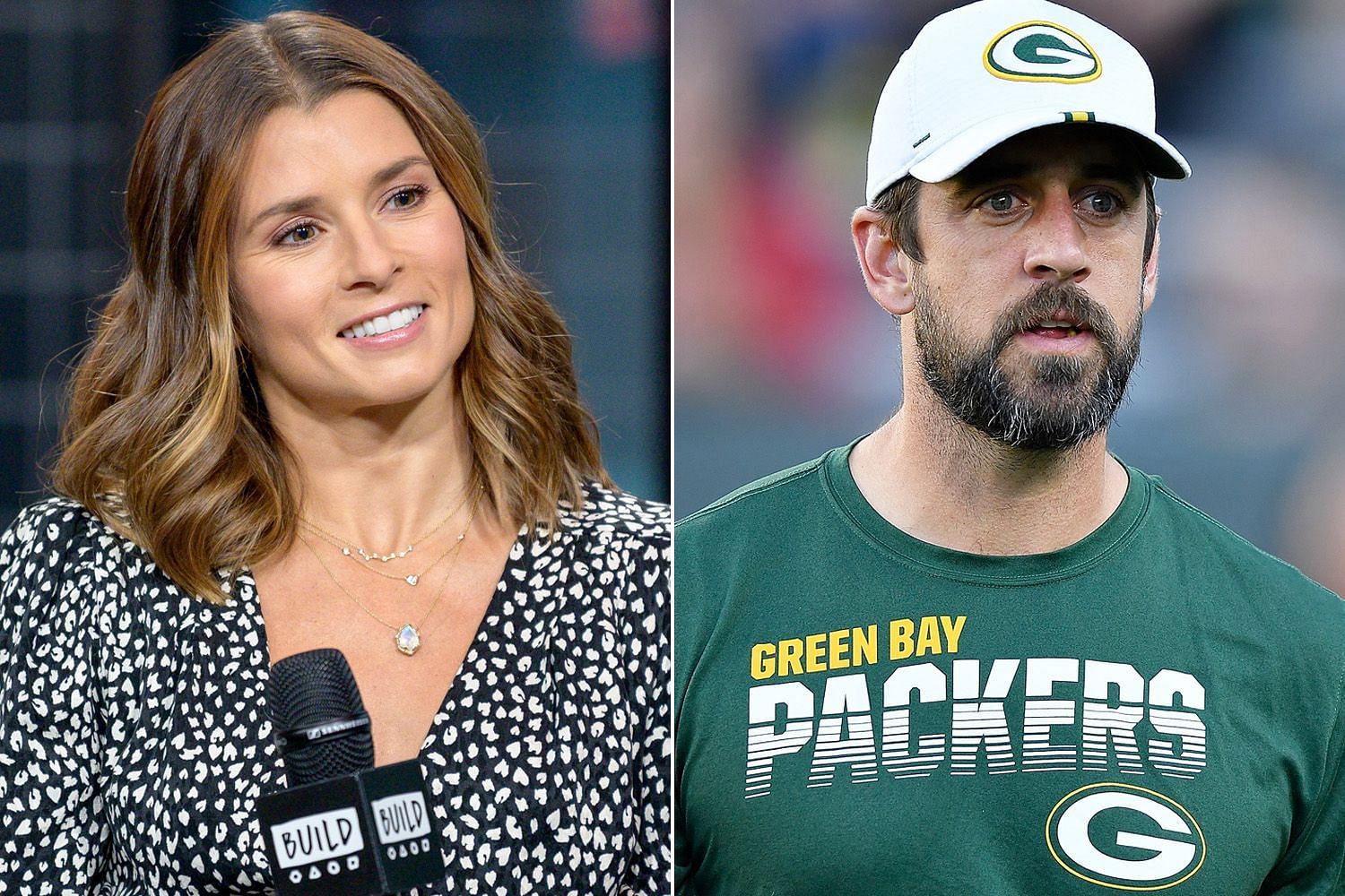 Packers quarterback Aaron Rodgers and ex-girlfriend former NASCAR driver Danica Patrick