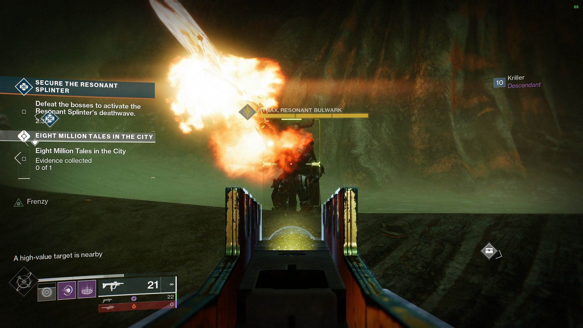 Scorn boss at the end of the Heroic public event (Image via Bungie)