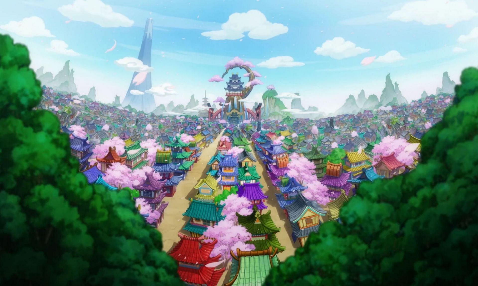 A remnant of Wano Country&#039;s past (Image via Toei Animation)