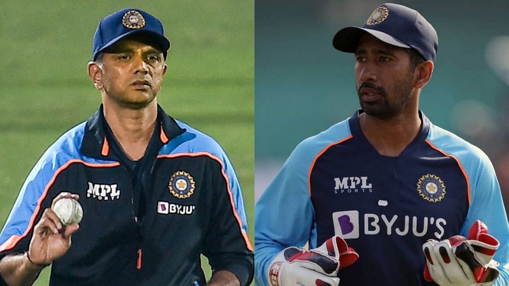 Rahul Dravid conveyed the selectors and team managements&#039; decision to Wriddhiman Saha