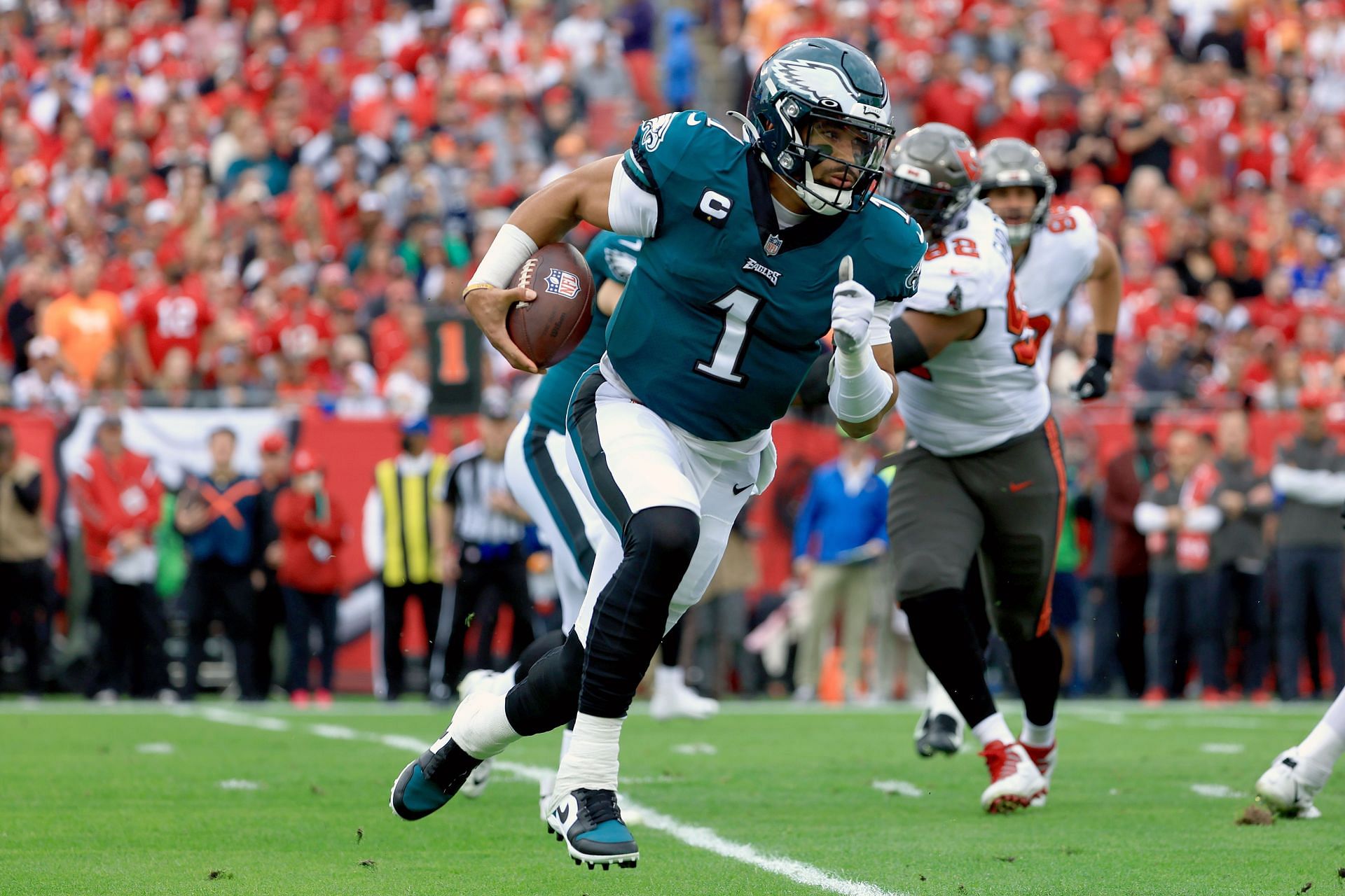 NFC Wild Card Playoffs - Philadelphia Eagles v Tampa Bay Buccaneers - QB Jalen Hurts