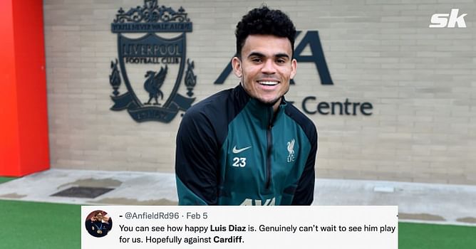 "Would love to see a glimpse" - Liverpool fans can't control their excitement ahead of Luis Diaz's potential debut against Cardiff