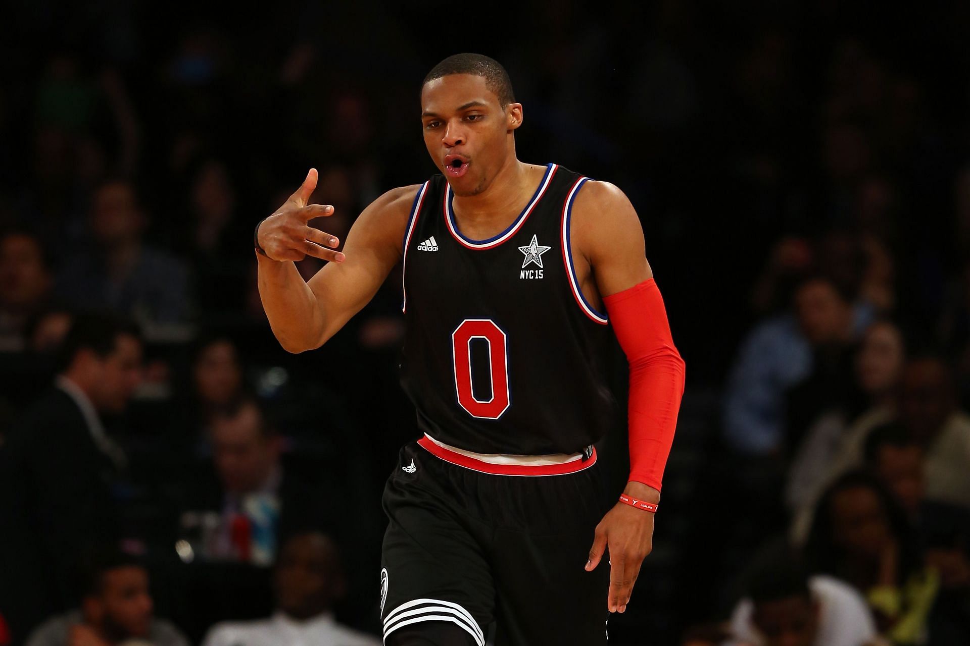 2015 NBA All-Star Game -- Russell Westbrook scores 41 points