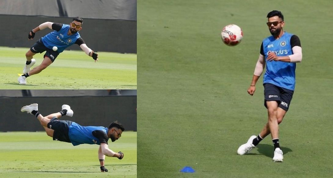 Virat Kohli training ahead of the first ODI against West Indies. Pic: Virat Kohli/ Instagram